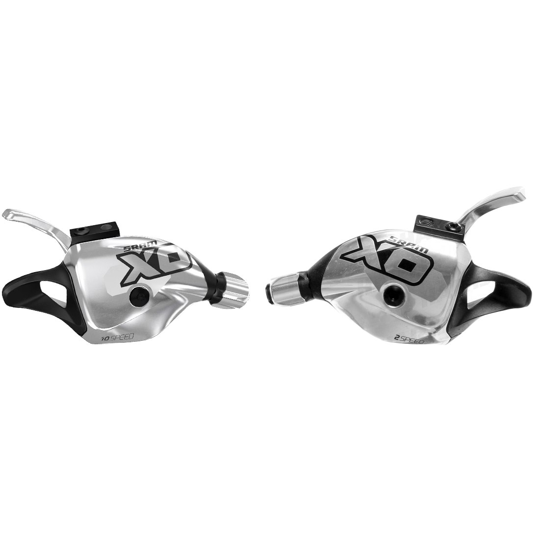 Picture of SRAM X0 10-Speed Trigger Shifter - Set 2x10-speed - Silver