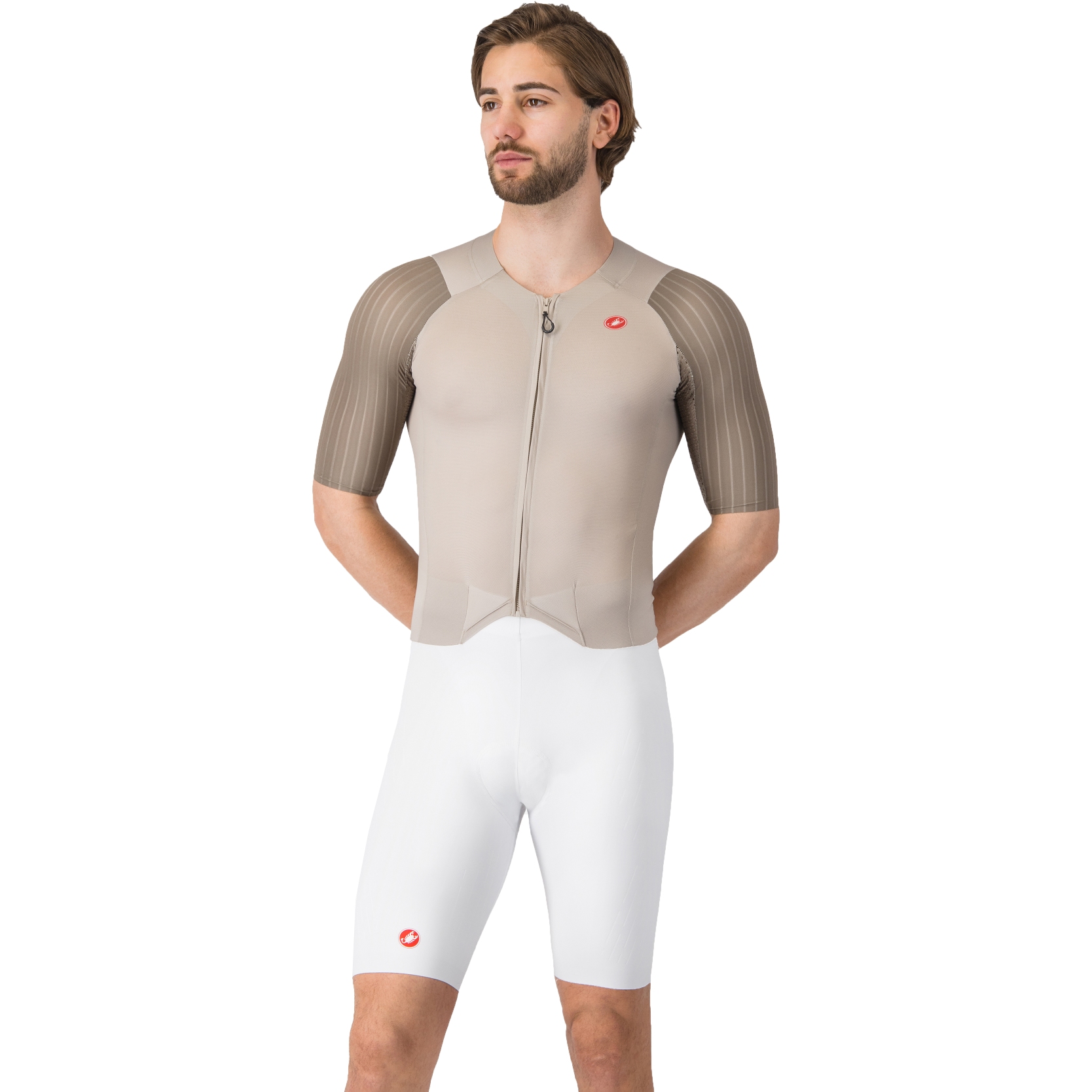 Castelli Sanremo S Speed Suit Men - clay/white 294 | BIKE24