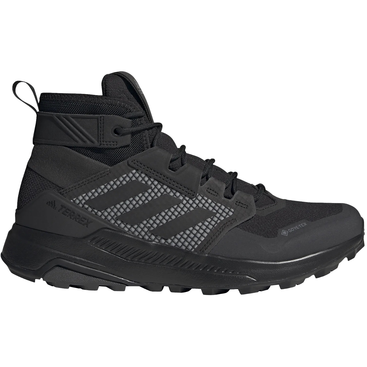 Image of adidas Men's TERREX Trailmaker Mid GORE-TEX Hiking Shoes - core black/core black/dgh solid grey FY2229