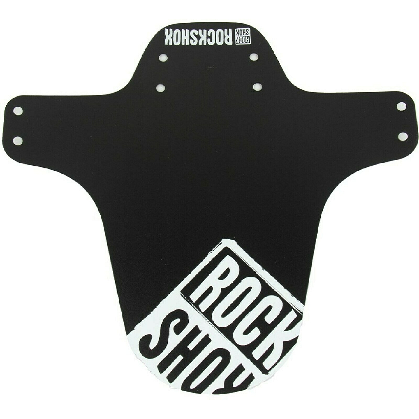Bild von RockShox MTB Schutzblech - Black with White Distressed Logo Print