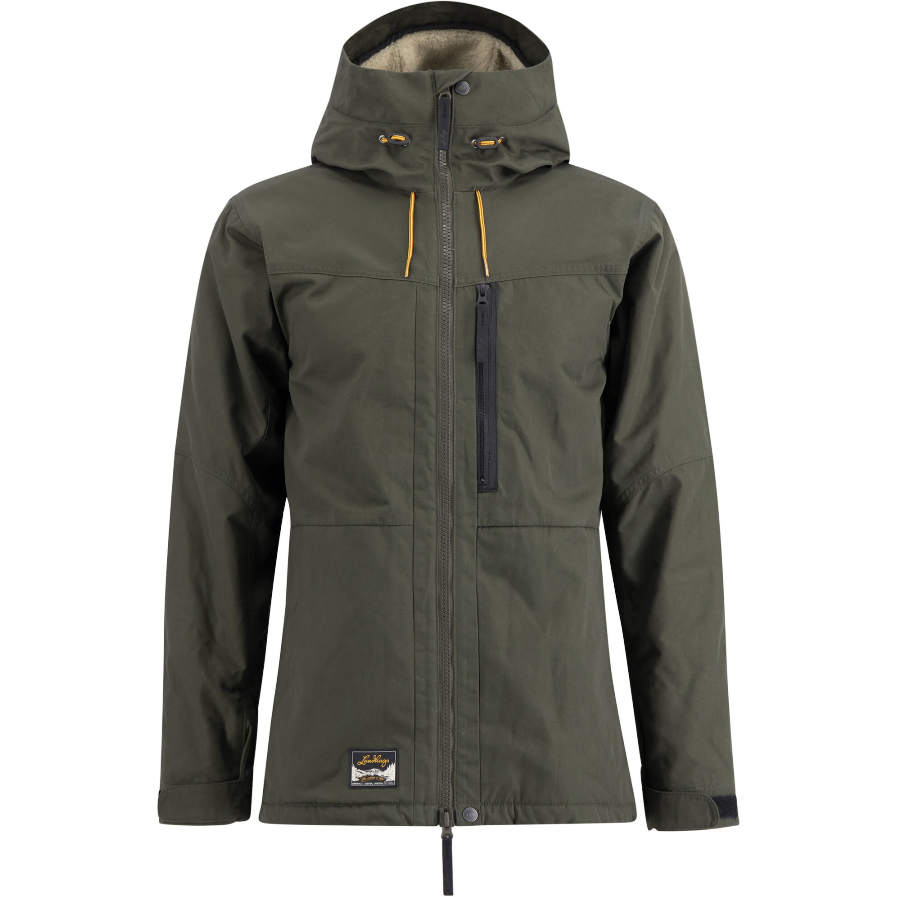 Picture of Lundhags Järpen Pile Jacket - Dark Forest Green 609