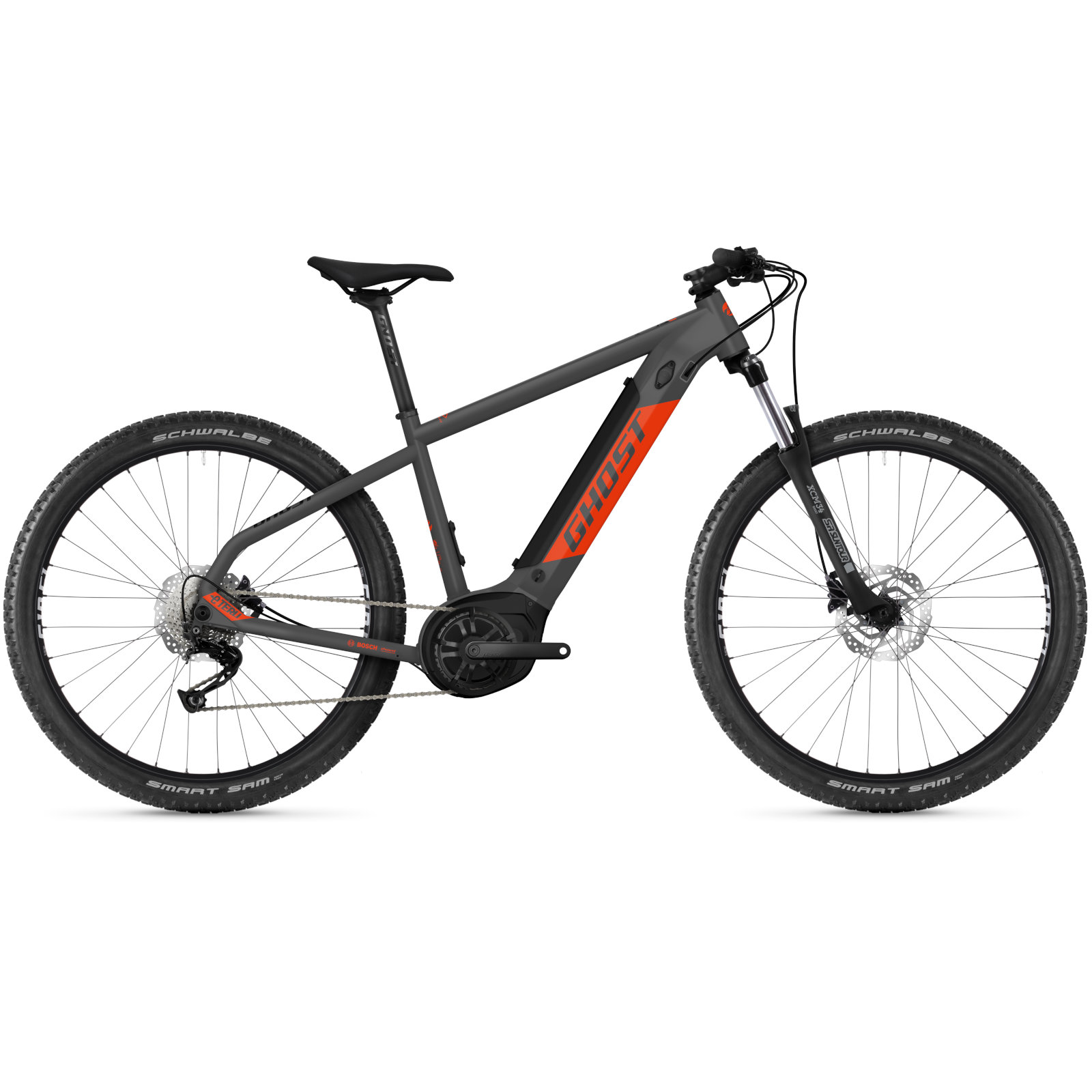 Productfoto van Ghost E-Teru B Essential - MTB E-Bike - 2022 - dark grey / dark orange