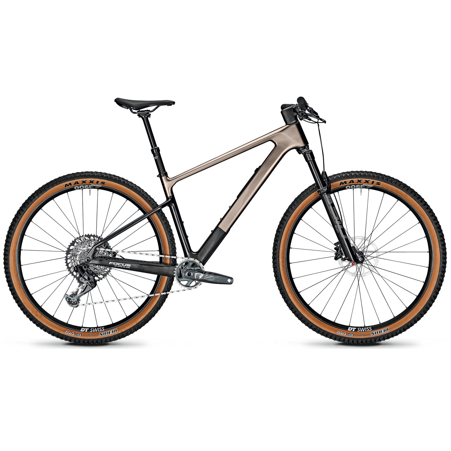 Productfoto van FOCUS RAVEN 8.9 - Carbon Mountainbike - 2023 - Silver / Carbon Raw