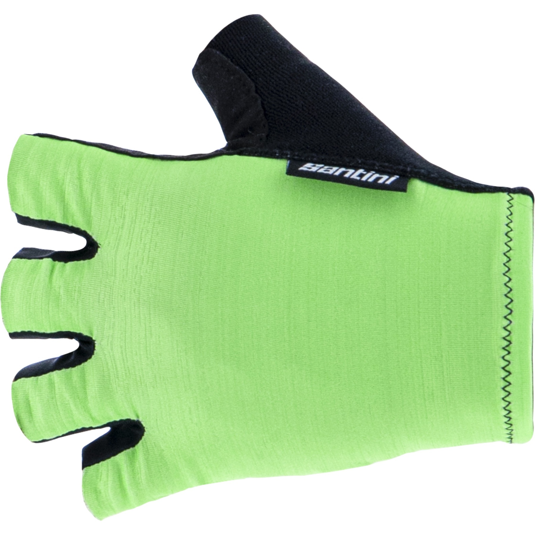Picture of Santini Cubo Cycling Gloves 1S367CLCUBO - flashy green VF