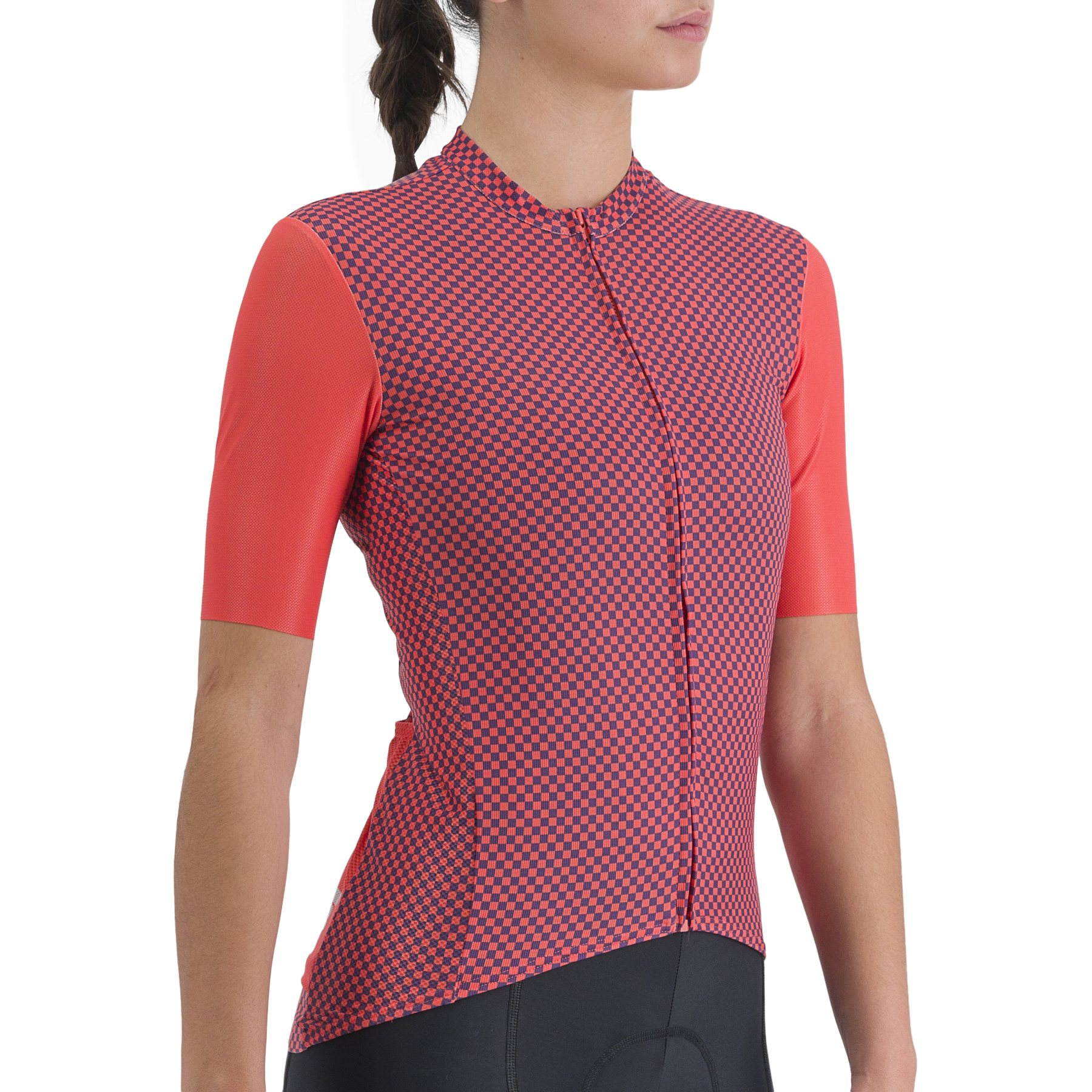 Picture of Sportful Checkmate Jersey Women - 117 Pompelmo Mulled Grape