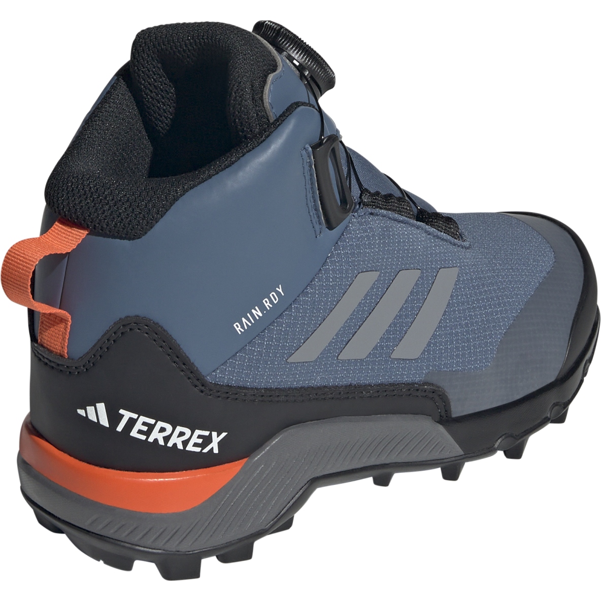 adidas TERREX Winter Mid BOA RAIN.RDY Wanderschuhe Kinder wonder steel grey thunder semi impact orange ID0940