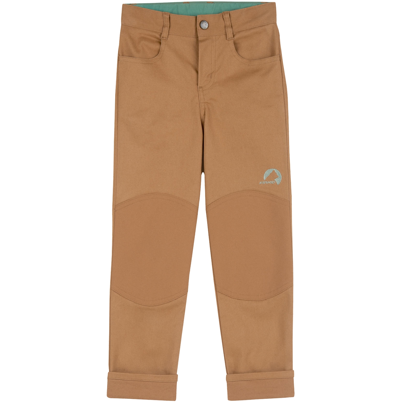 Picture of Finkid KUULU CANVAS Pants Kids - almond/green bay