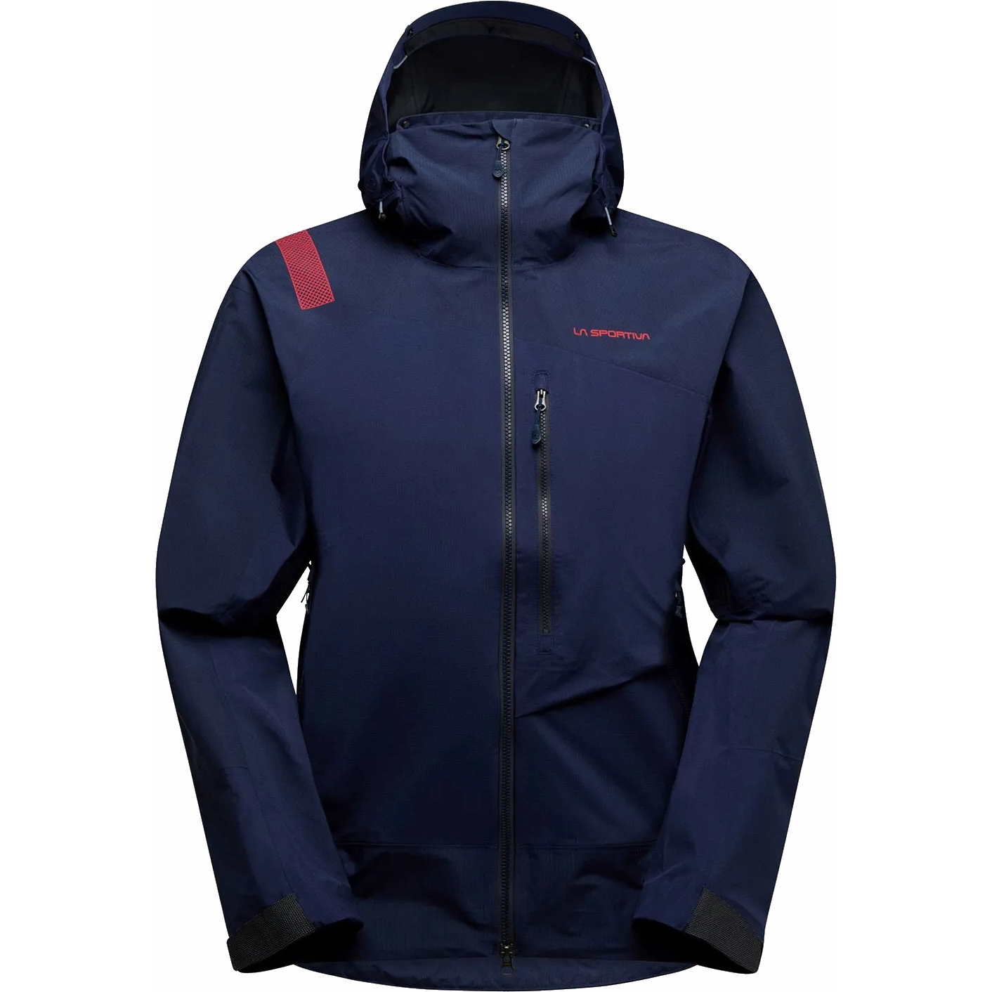 Picture of La Sportiva Alpine Guide GTX Jacket Men - Deep Sea/Cherry Tomato