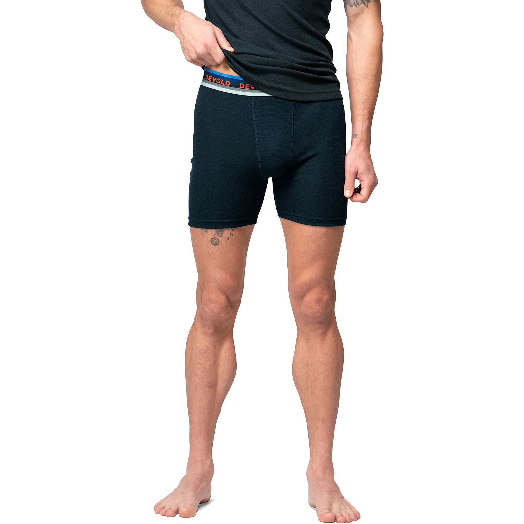 Foto de Devold Calzoncillo Bóxer Hombre - Lauparen Merino 190 - 284A Ink
