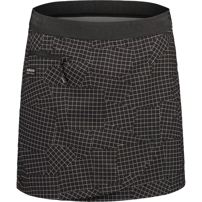 Photo produit de Maloja Jupe-Short Cyclisme Femme - GermerM. - deep black grid 8923