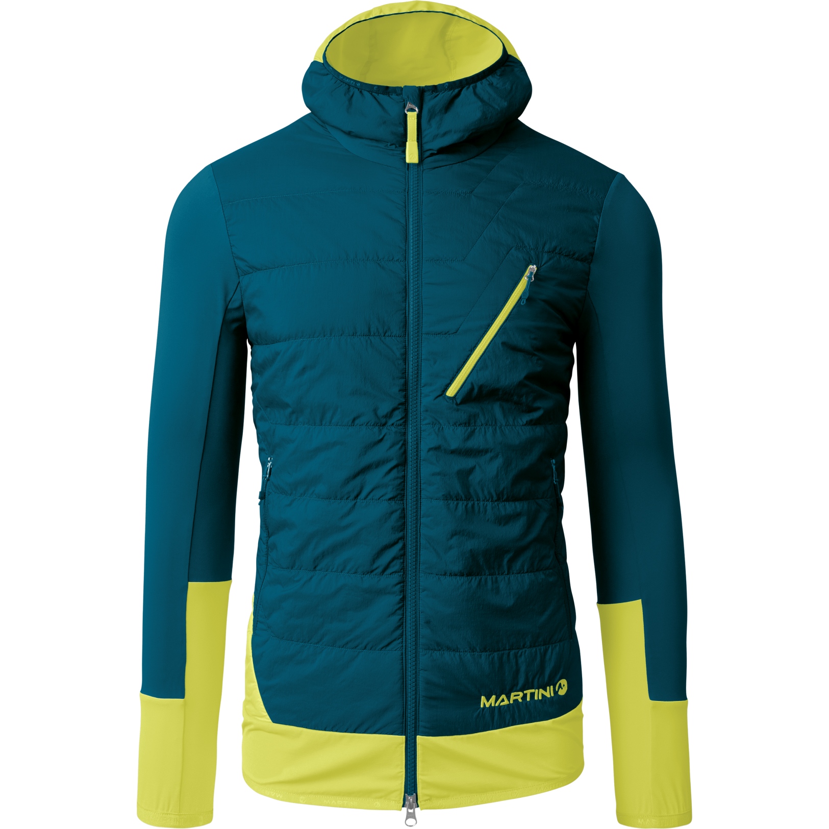 Foto de Martini Sportswear Chaqueta Hombre - Neverrest Hybrid G-Loft - poseidon/greenery