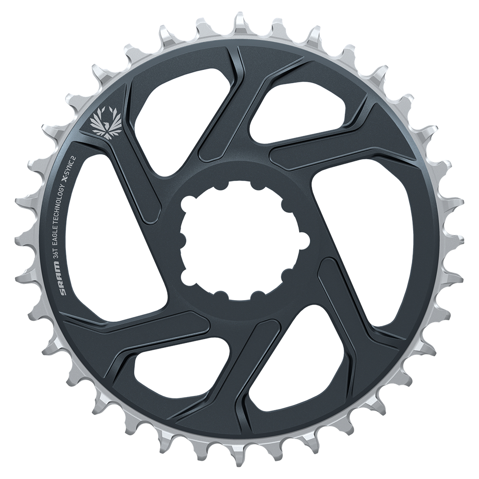 Picture of SRAM Eagle Chainring - Direct Mount | X-SYNC 2 | 11/12-speed | C3 - Offset 3mm | Lunar/Polar Grey