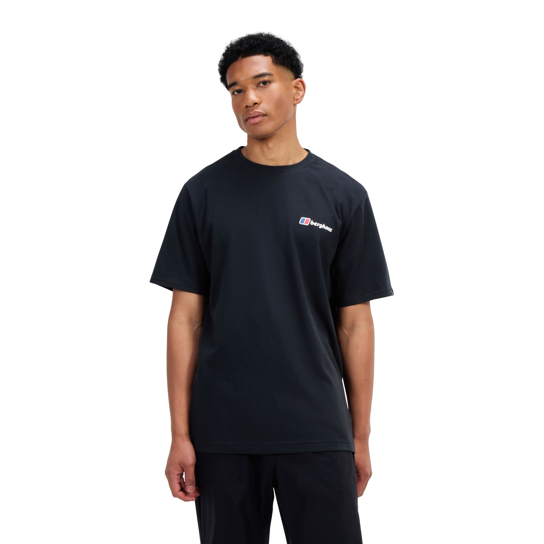 Produktbild von Berghaus Class Logo T-Shirt Herren - Schwarz/Schwarz