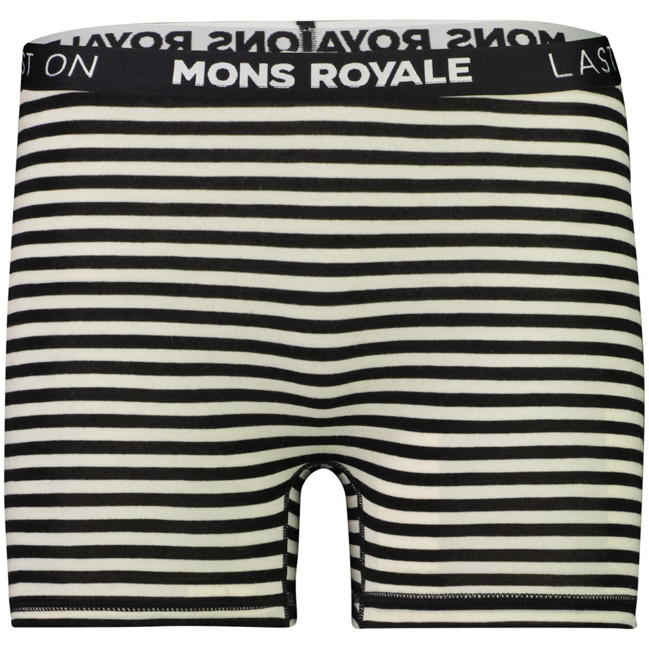 Mons Royale - Women's Hannah Hot Pant - Merino base layer - MR Stripe | XS