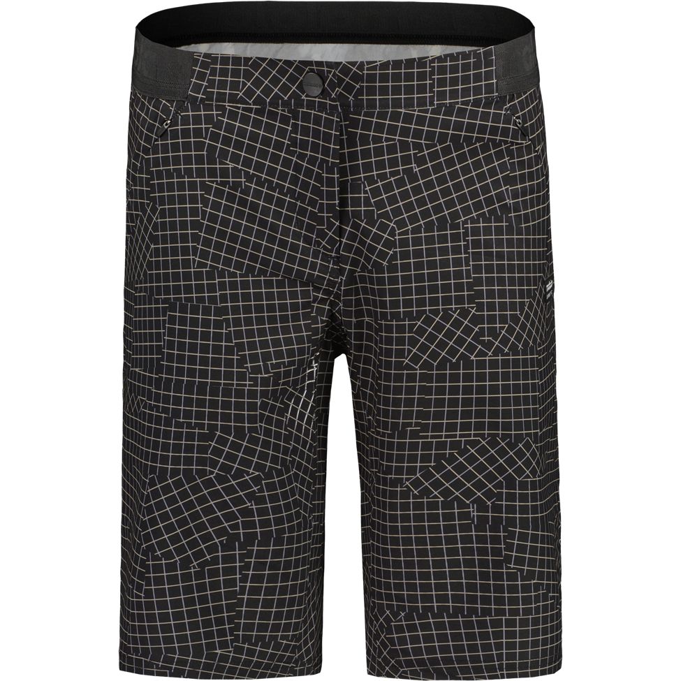 Bild von Maloja AnemonaM. Printed Cycle Shorts Damen - deep black grid 8923