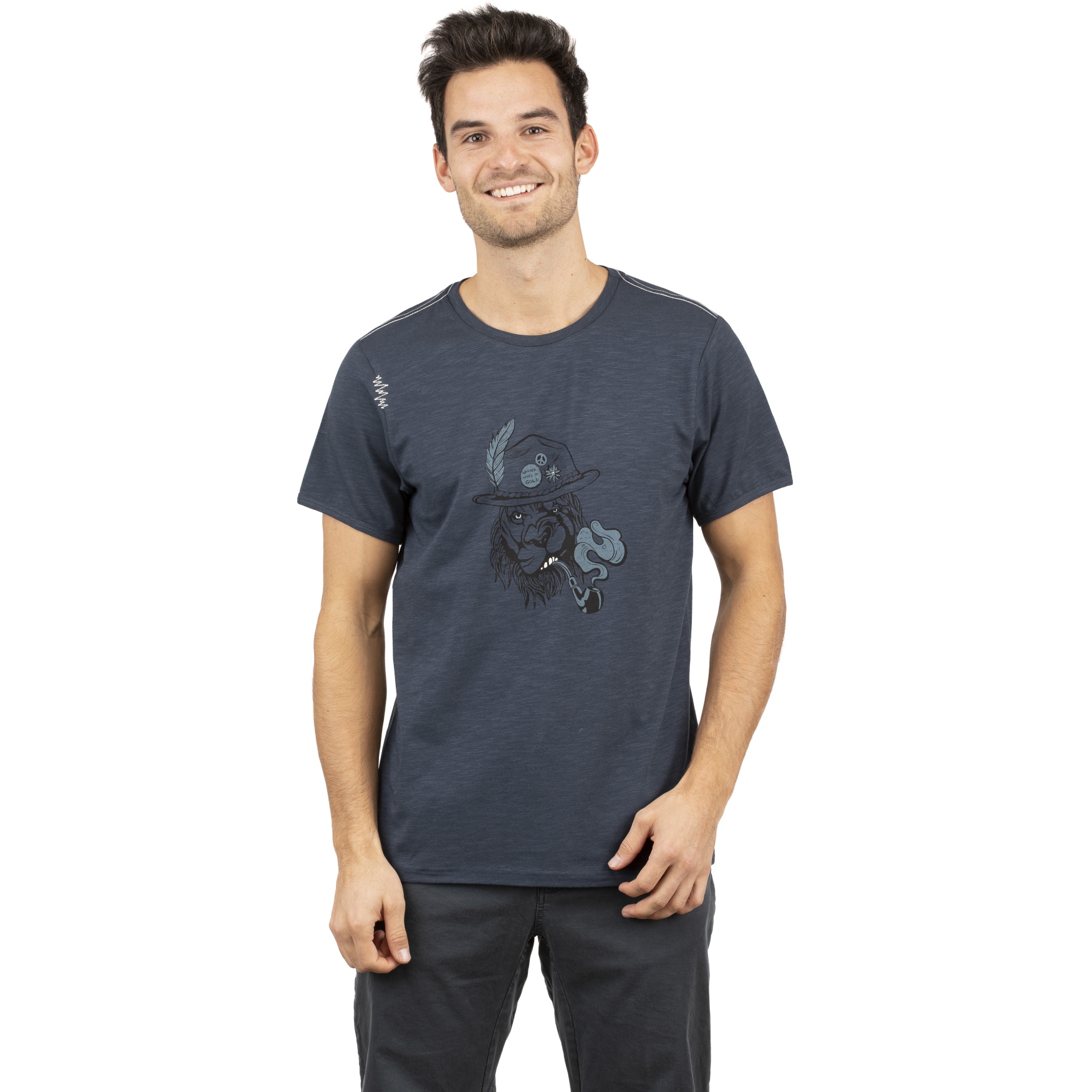 Picture of Chillaz Lion T-Shirt Men - dark blue