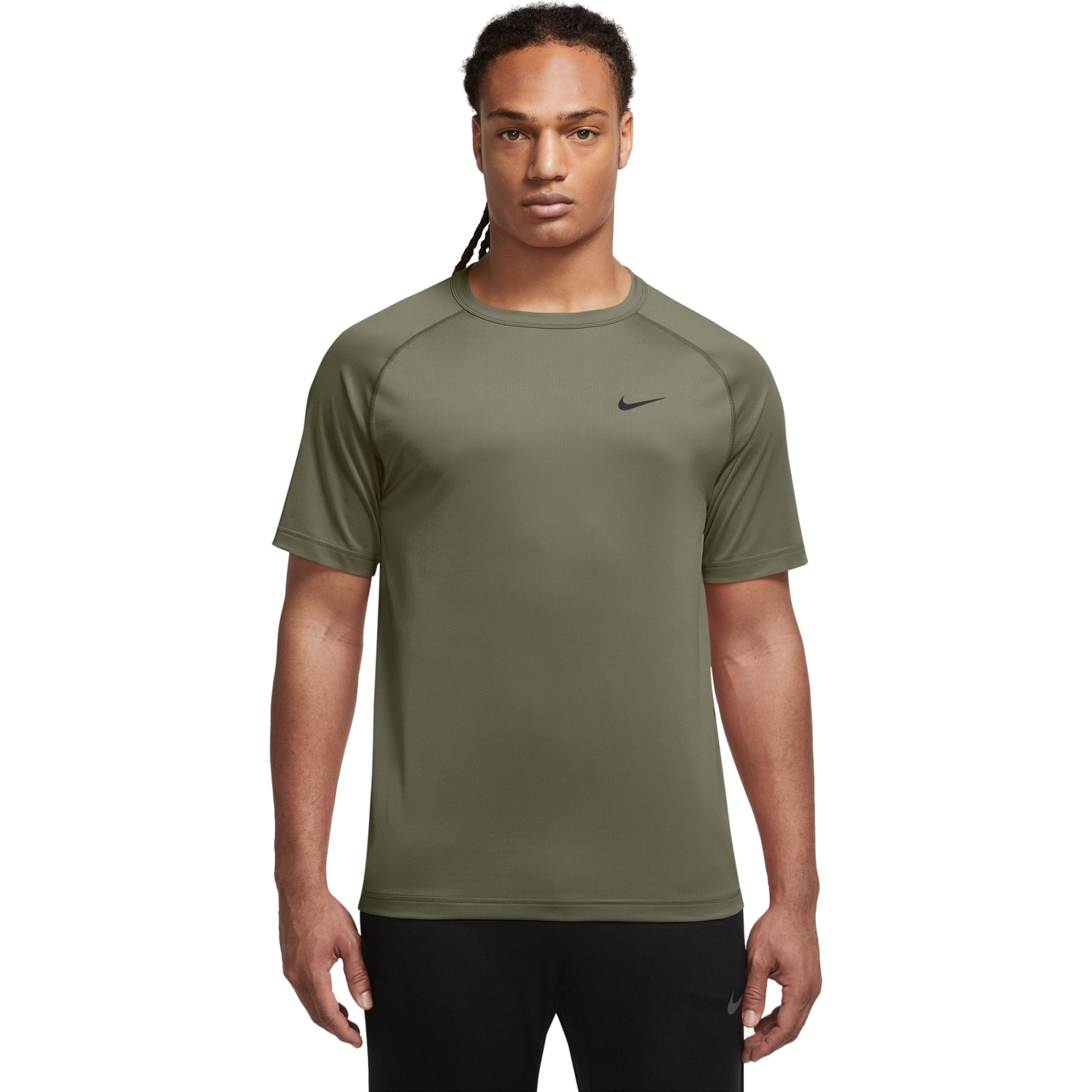 Photo produit de Nike T-Shirt Homme - Dri-FIT Ready Fitness - medium olive DV9815-222