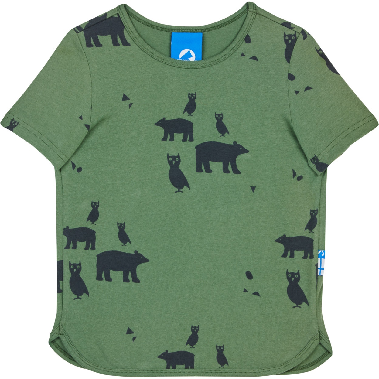 Productfoto van Finkid ILTA Jersey T-Shirt Kinderen - bronze green