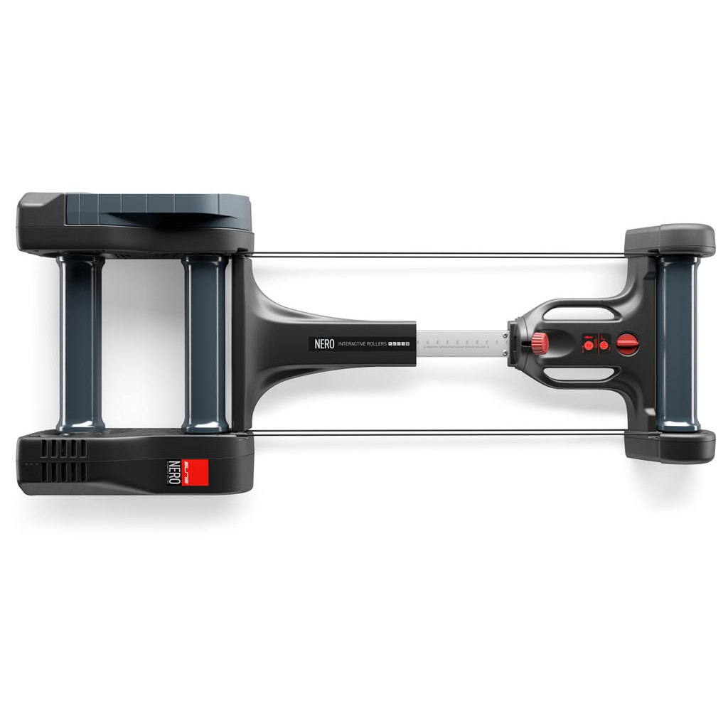 Rouleau D’intérieur Elite Drivo II – Home Trainer Vélo Connecté, Précis à ±0,5%, Compatible Zwift