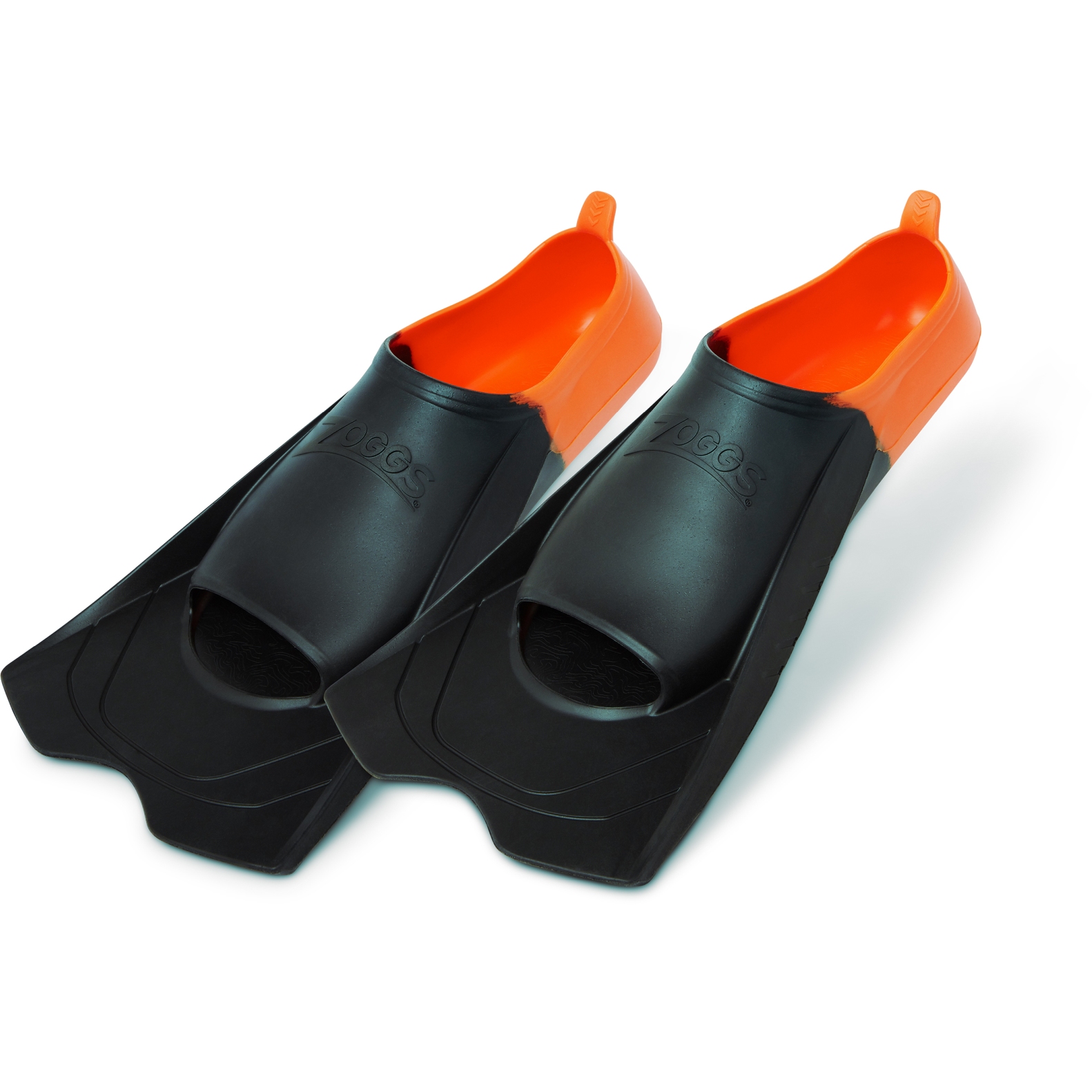 Picture of Zoggs Short Blade Eco Swim Fins - black/orange