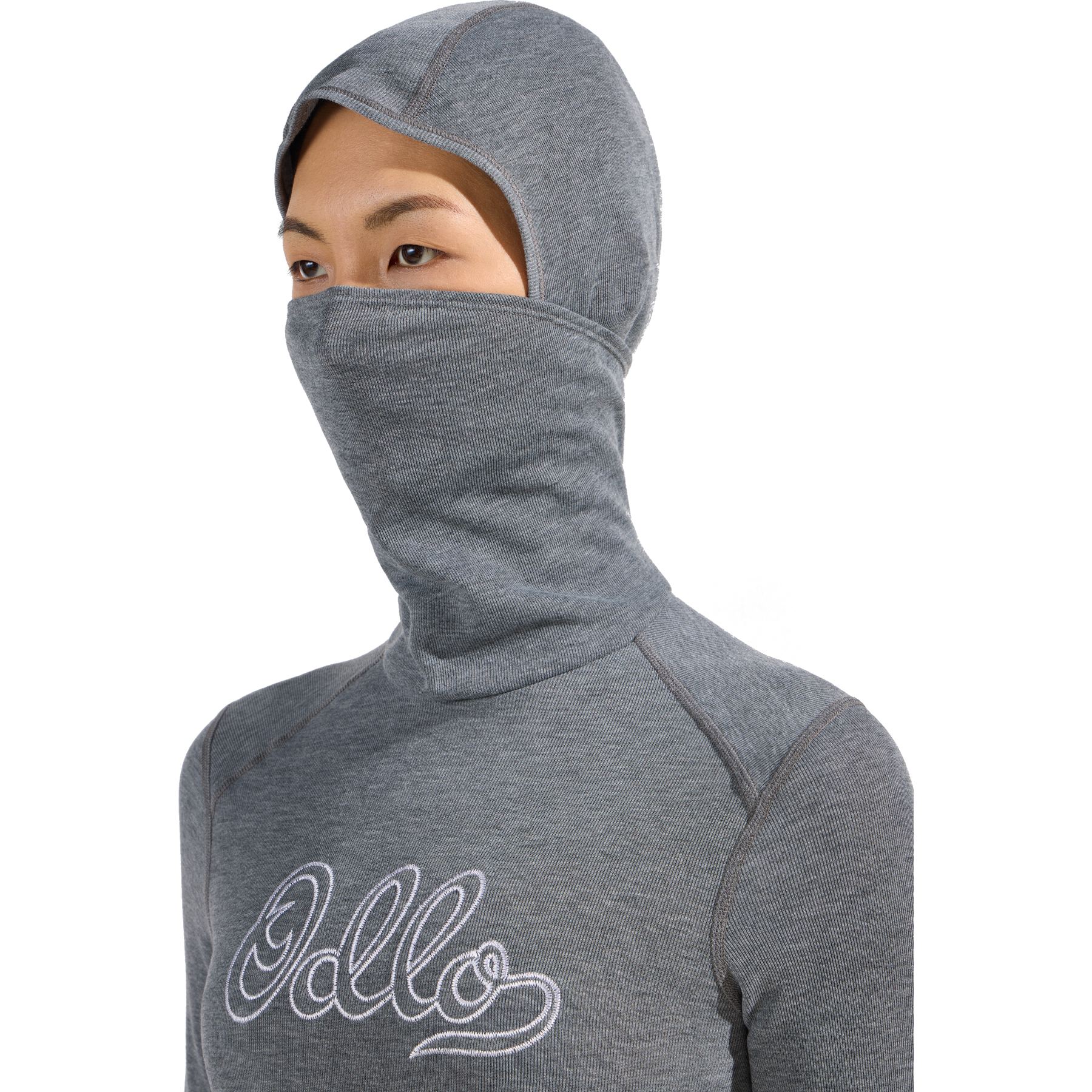 Odlo Maillot de Corps Manches Longues Cagoule Femme Active Warm