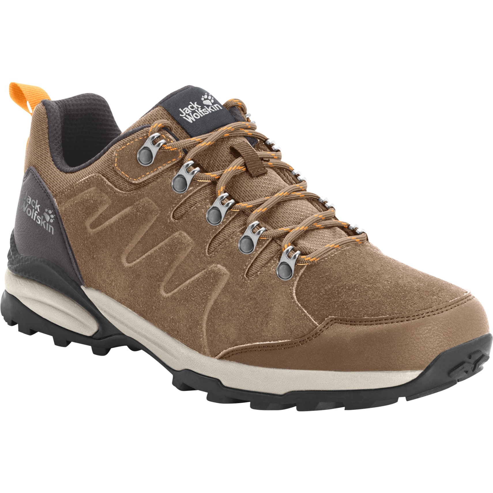 Picture of Jack Wolfskin Refugio Texapore Low Hiking Shoes Women - brown / apricot