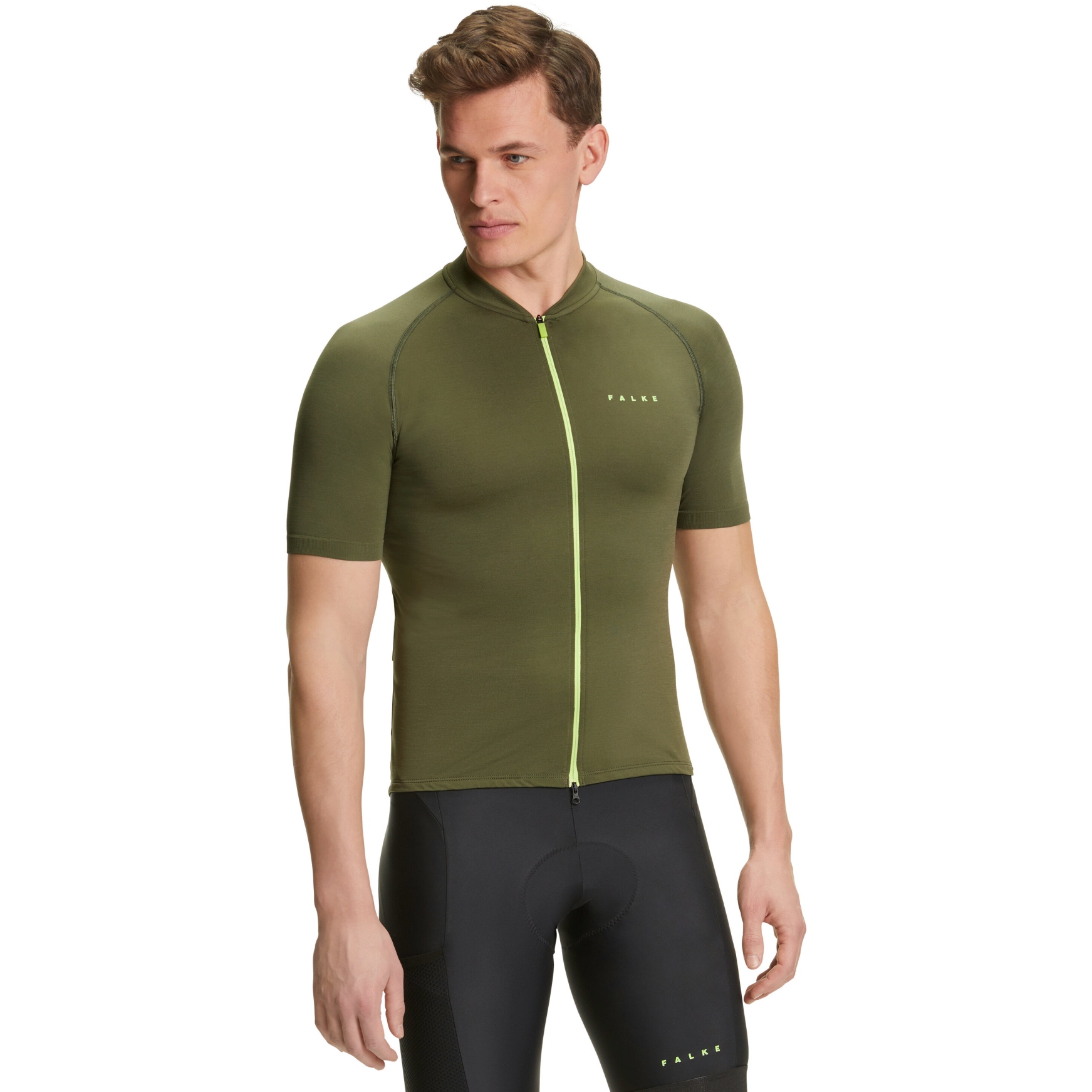 Picture of Falke BC Short Sleeve Jersey Men - herb 7754