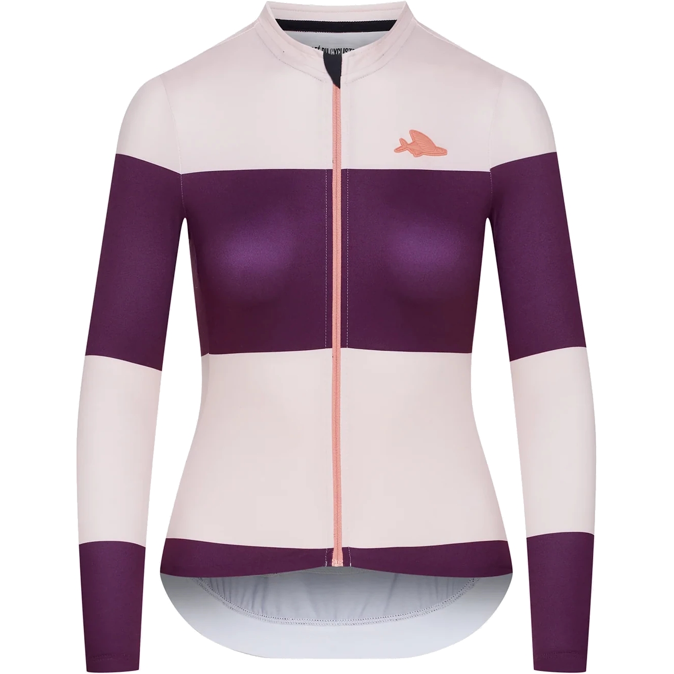 Produktbild von Café du Cycliste Constance Langarmtrikot Damen - quetsche/rosa