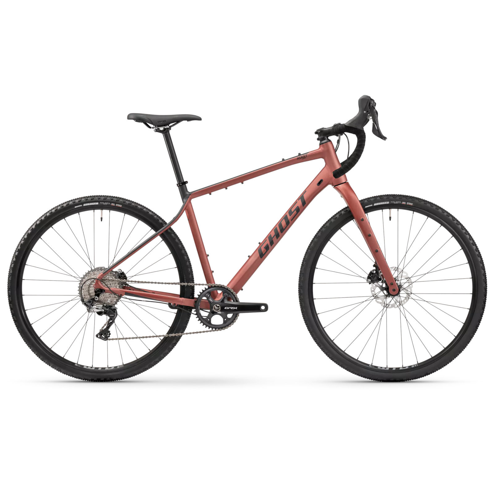 Productfoto van Ghost ASKET Advanced - Gravel Bike - 2024 - matt rusted dark red / black