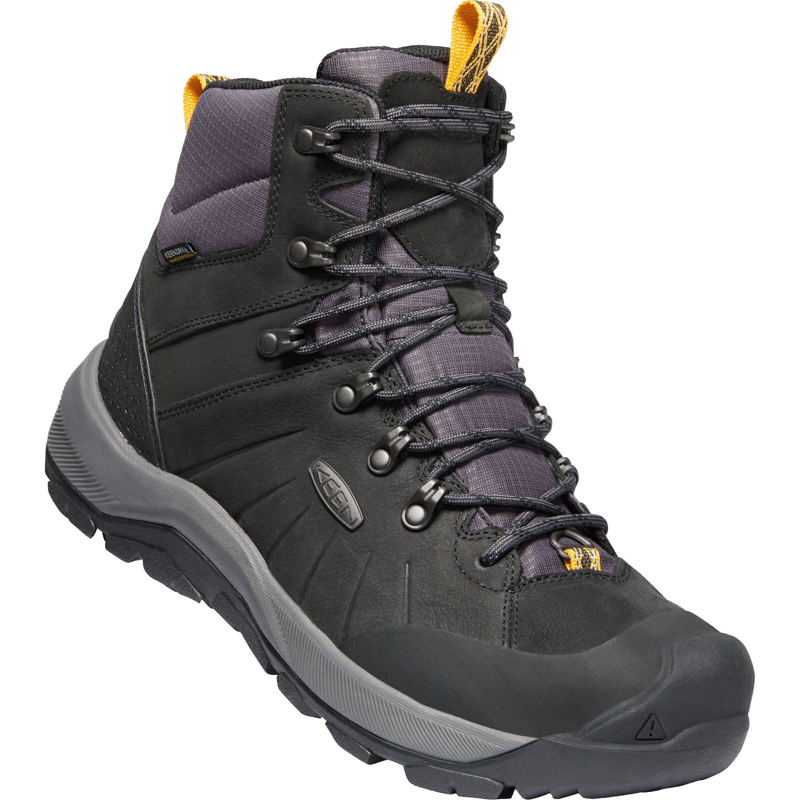Picture of KEEN Revel IV Mid Polar Hiking Boots - Black / Magnet