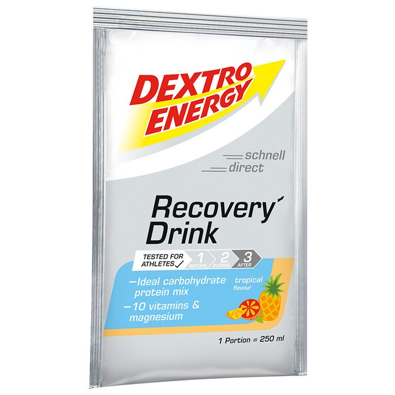 Bild von Dextro Energy Recovery Drink - Kohlenhydrat-Protein-Getränkepulver - 5x44,5g