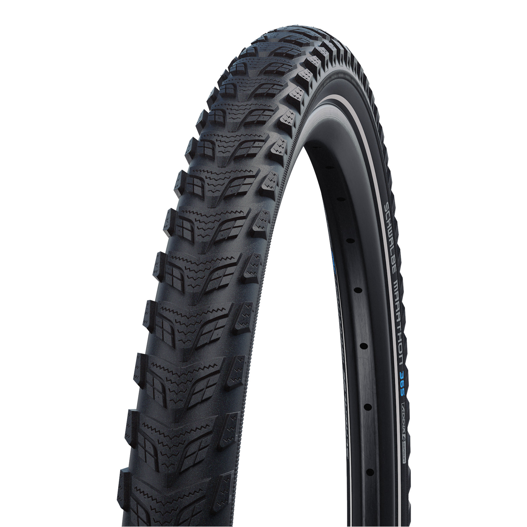 Copertone Schwalbe Marathon 35-349 – ADDIX Eco Performance, Riflettore Nero, Protezione GreenGuard Per E-Bike