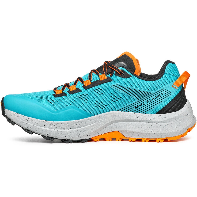peel Scarpa Spin Planet Trail Running Shoes Men - azure/black | BIKE24