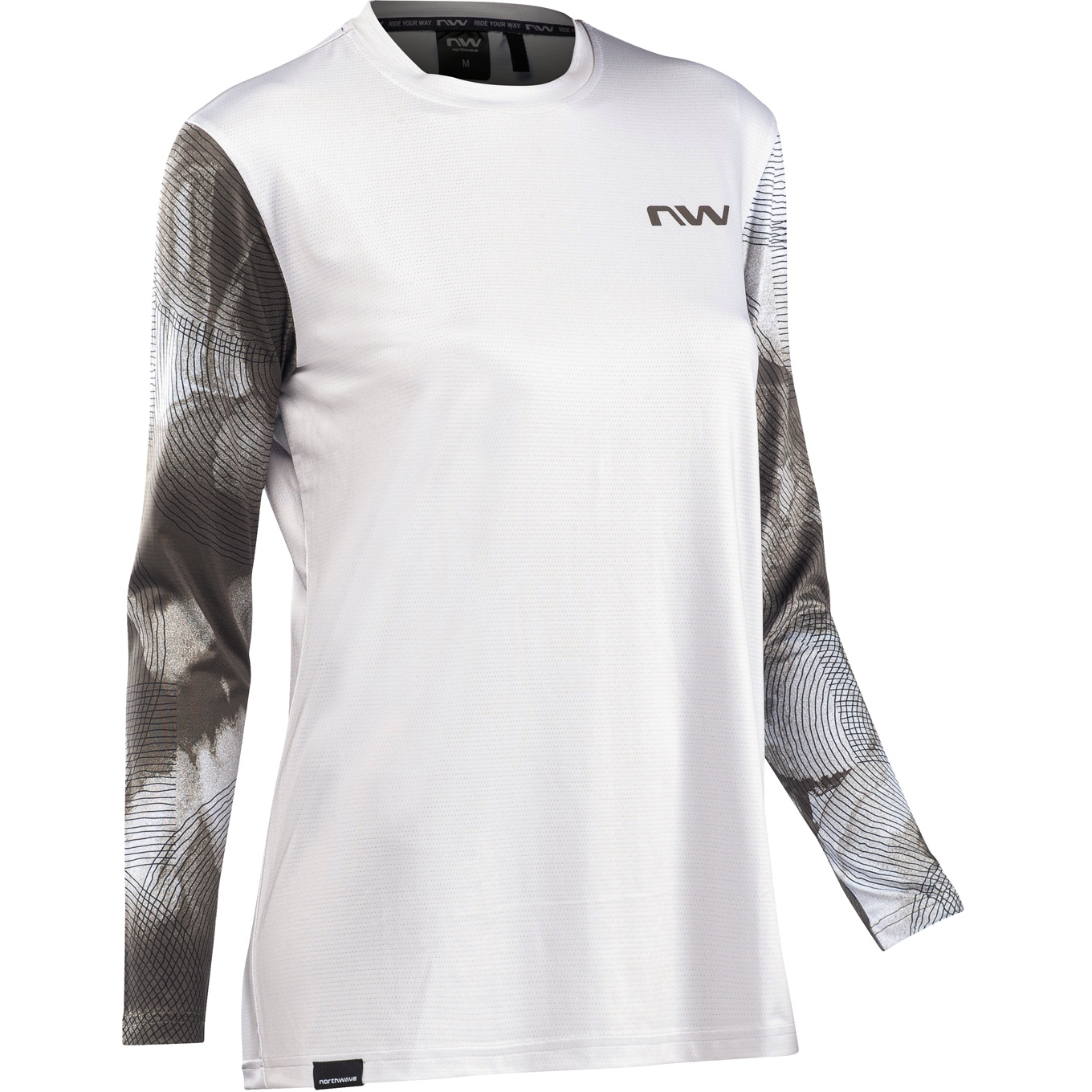 Photo produit de Northwave Maillot à Manche Longues Femme - Xtrail - gris clair 87