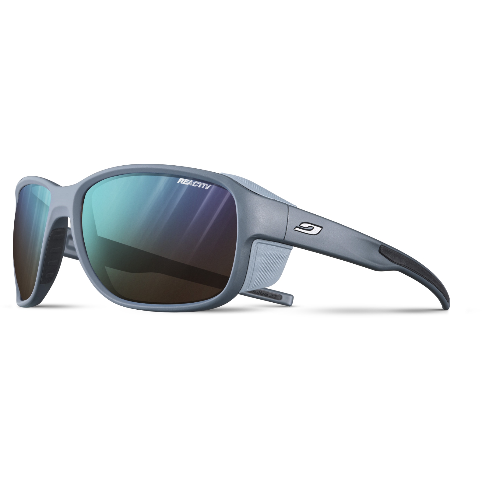 Picture of Julbo Montebianco 2 Sunglasses - Grey / Blue Flash Reactiv 2-4