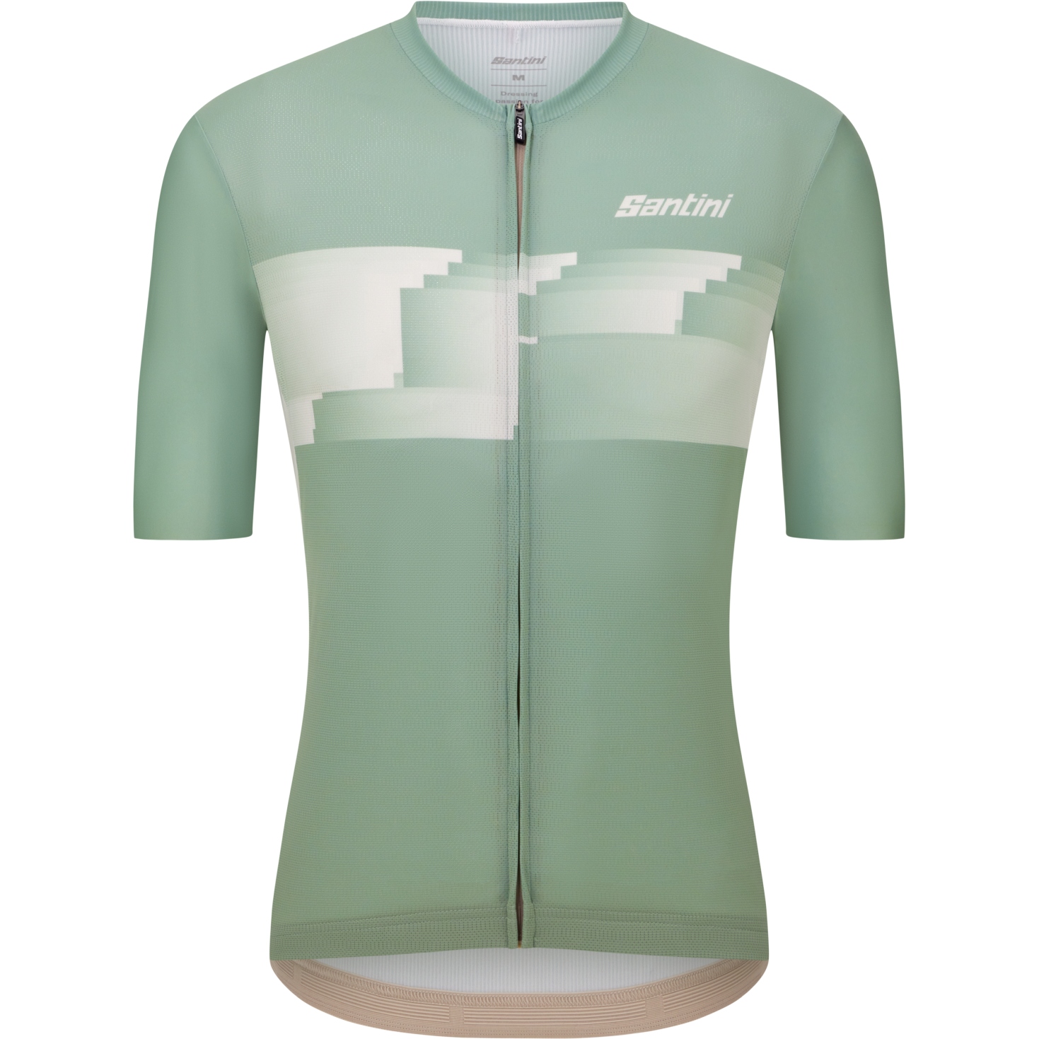 Santini Verve Short Sleeve Jersey Mens AS94075CVERVE - sage green