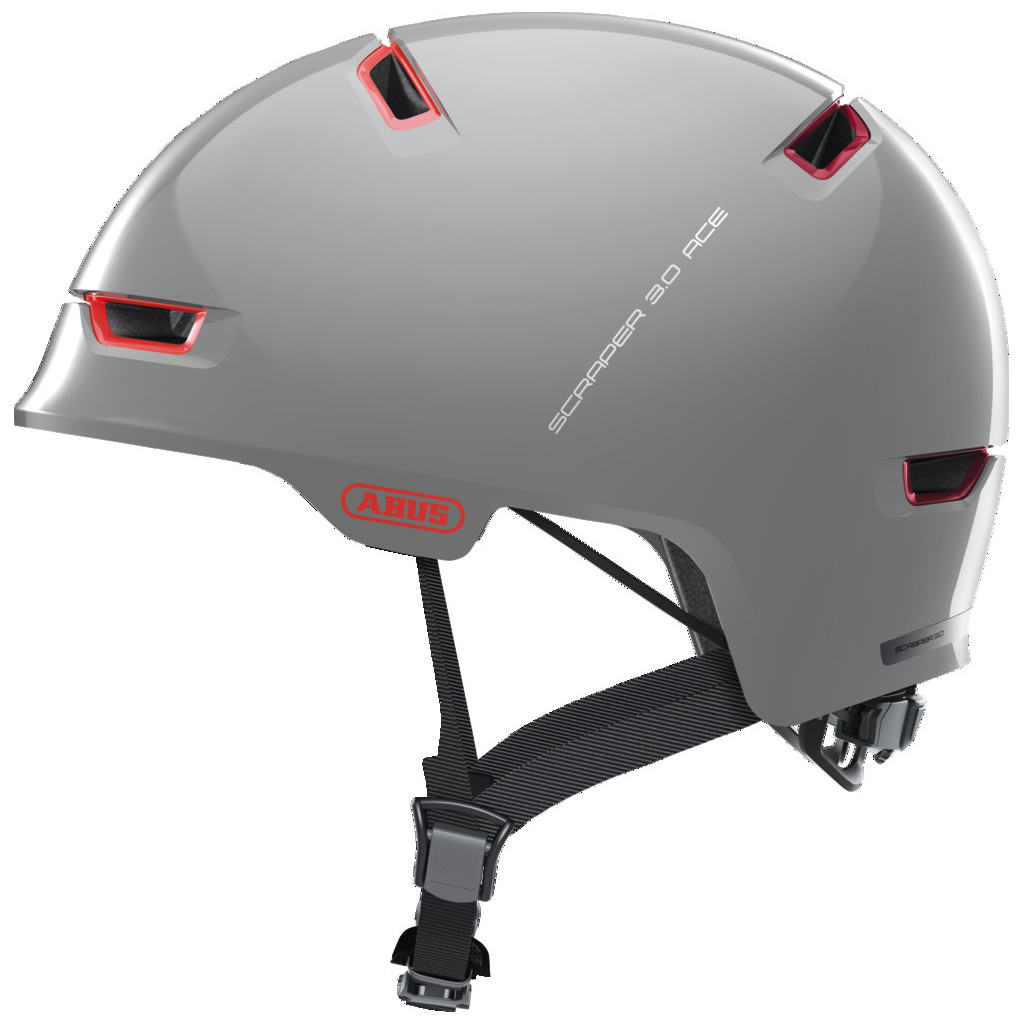 Produktbild von ABUS Scraper 3.0 ACE Helm - alaska grey