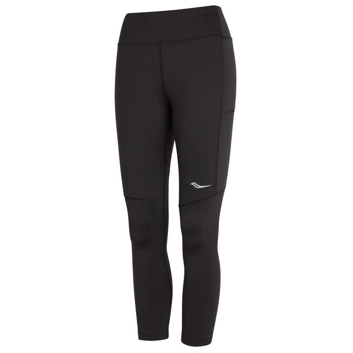 Image of Saucony Fortify Crop Women's Tights - black