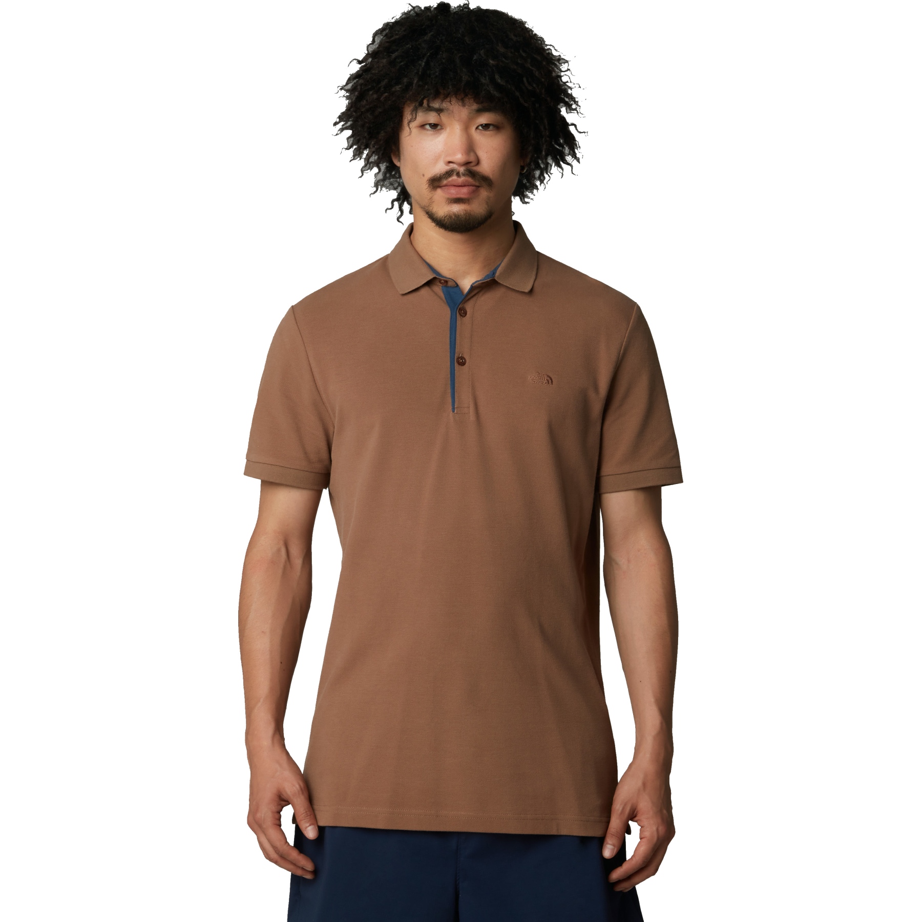 Produktbild von The North Face Premium Slim Polo-Shirt Herren - Latte