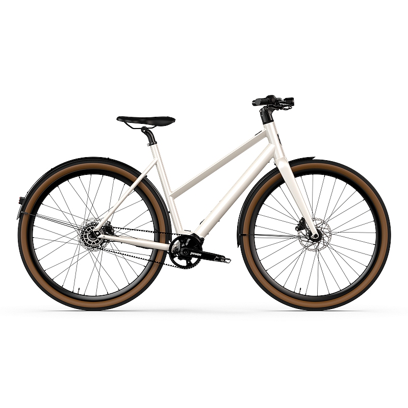 Produktbild von Desiknio SEROTONIN X35 - 1.6 Pinion Urban - Damen City E-Bike - 2024 - Pearl White