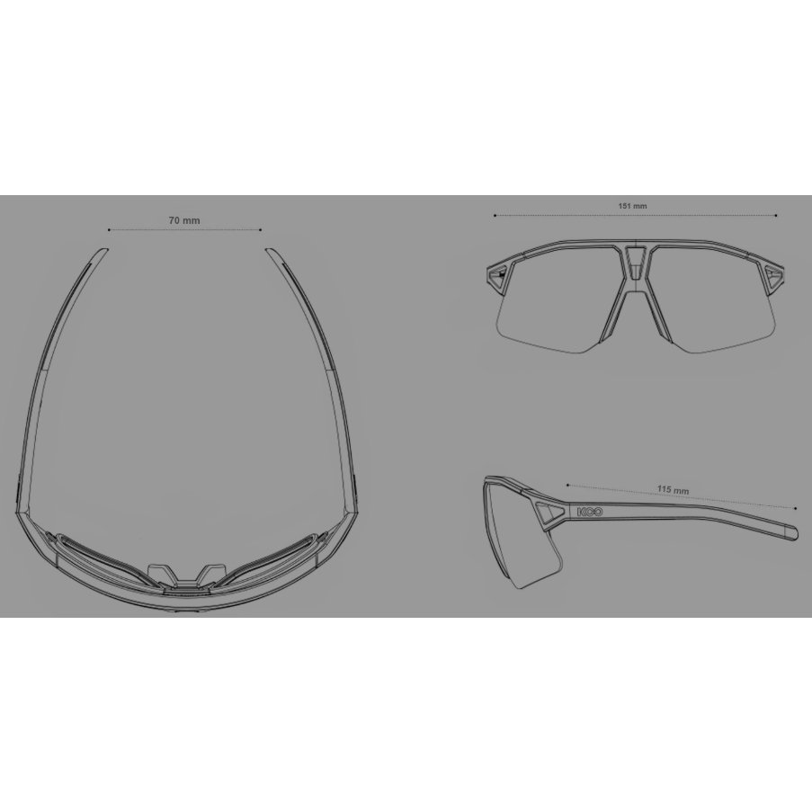KOO Hype Sunglasses - Violet Glass - Pink Mirror | BIKE24