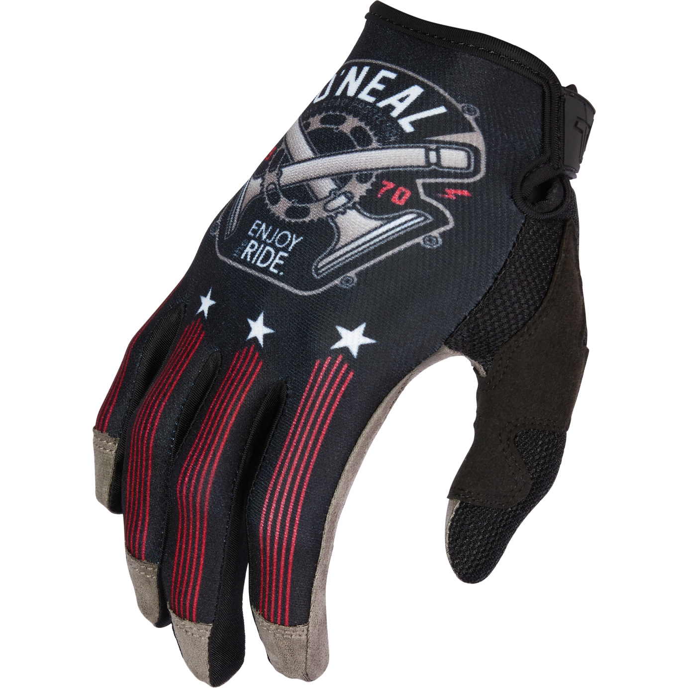 Picture of O&#039;Neal Mayhem Gloves - PISTON V.23 black/white/red