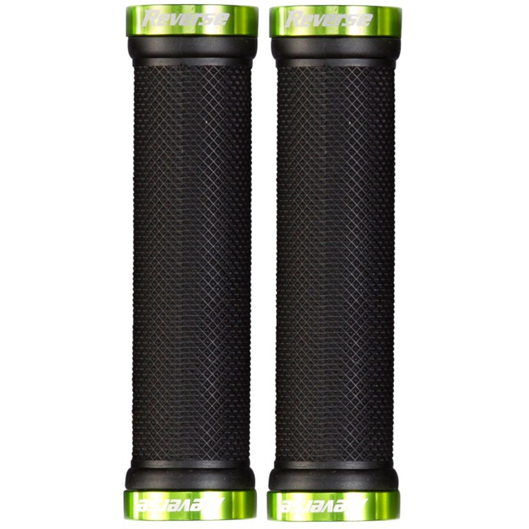 Productfoto van Reverse Components Classic Lock-On Grips | 29mm - black/light green