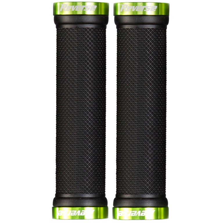 Produktbild von Reverse Components Classic Lock-On Griffe | 29mm - black/light green