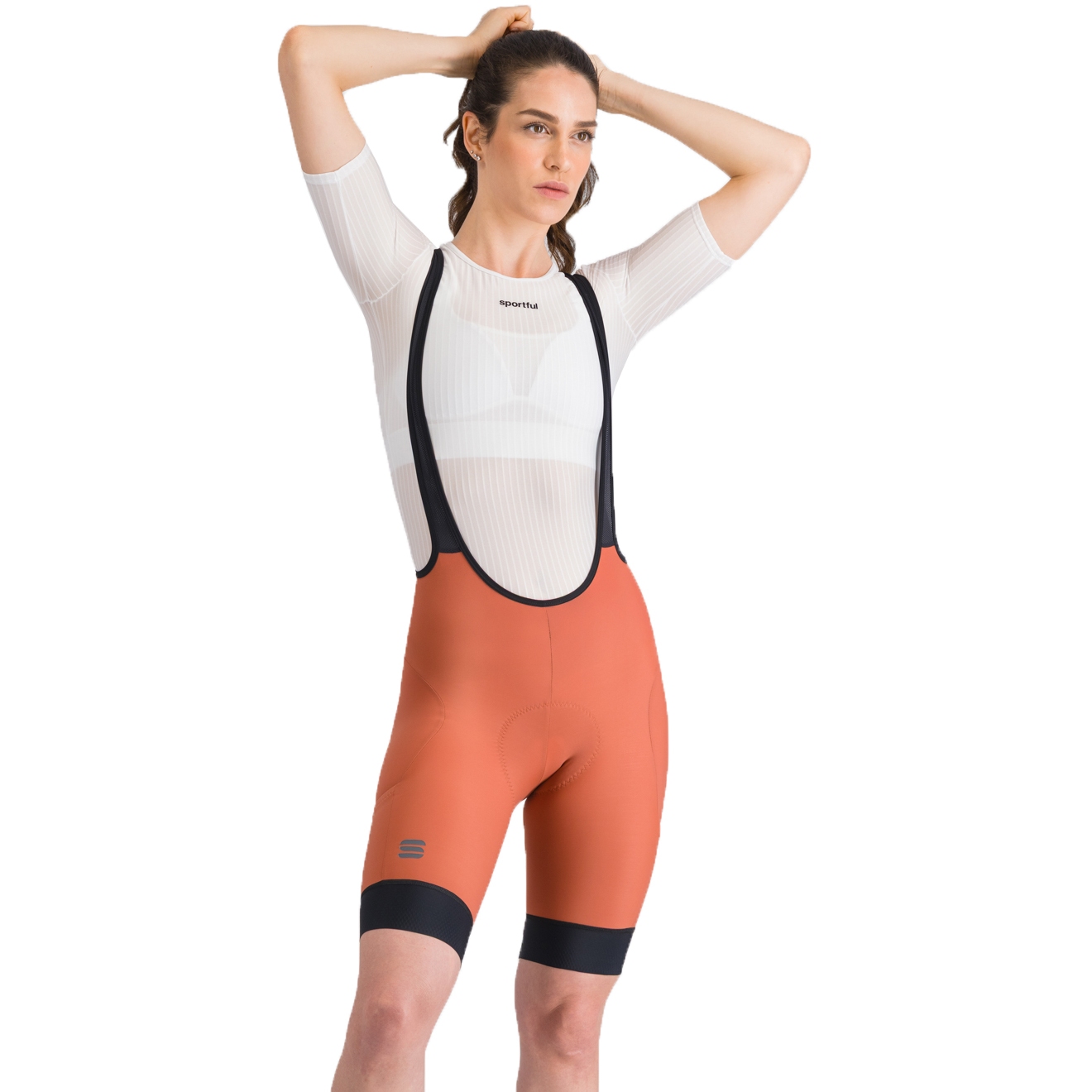 Cuissard à bretelles cyclisme femme bleu - Chef de File