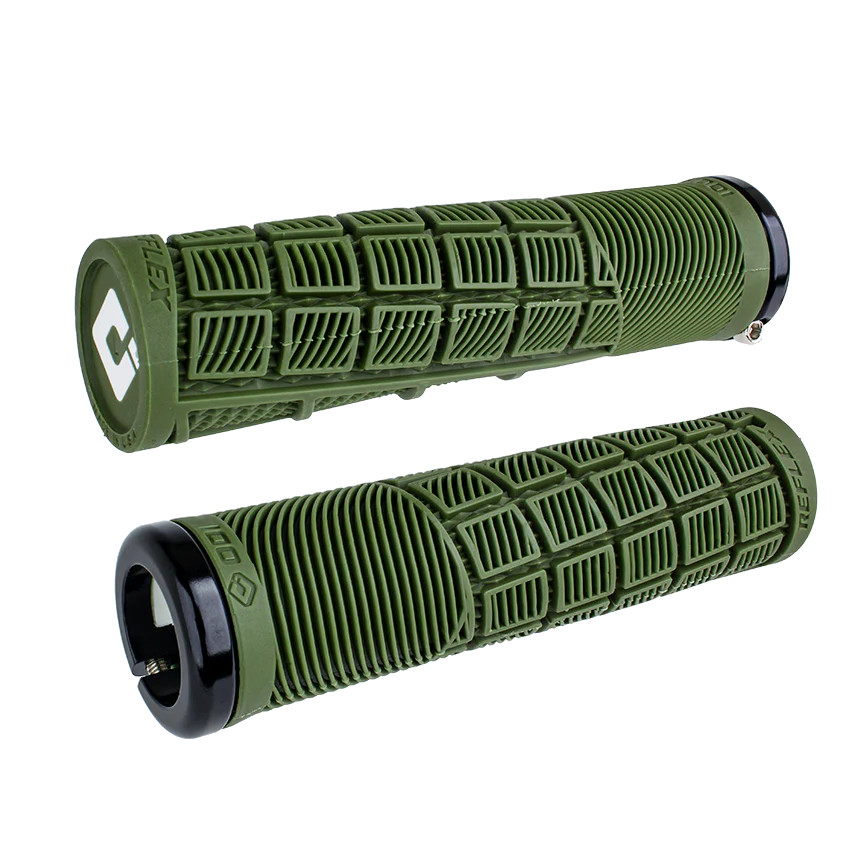 ODI Reflex V2.1 - Lock-On Grips | 33.5 x 135mm - olive/black | BIKE24