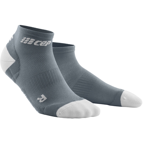 Image of CEP Ultralight Low Cut Compression Socks - grey/light grey