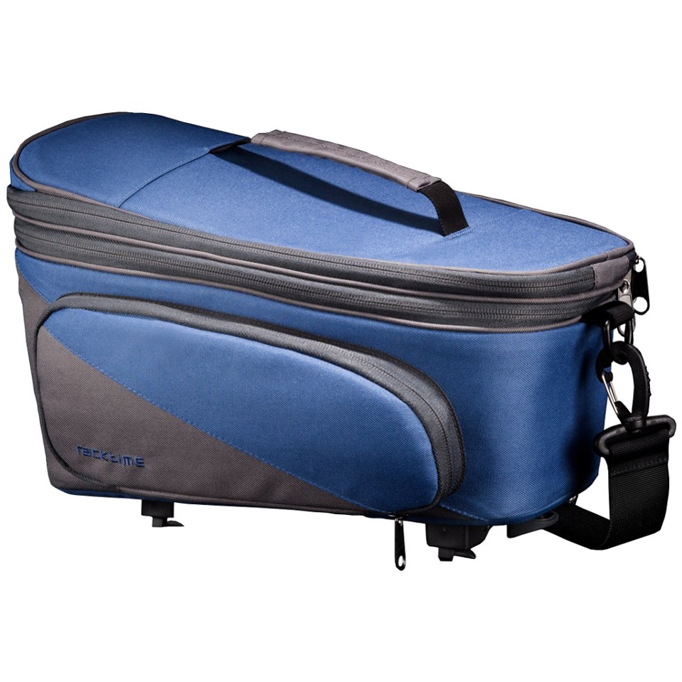 Produktbild von Racktime Talis Plus Gepäckträgertasche - Berry Blue | Stone Grey