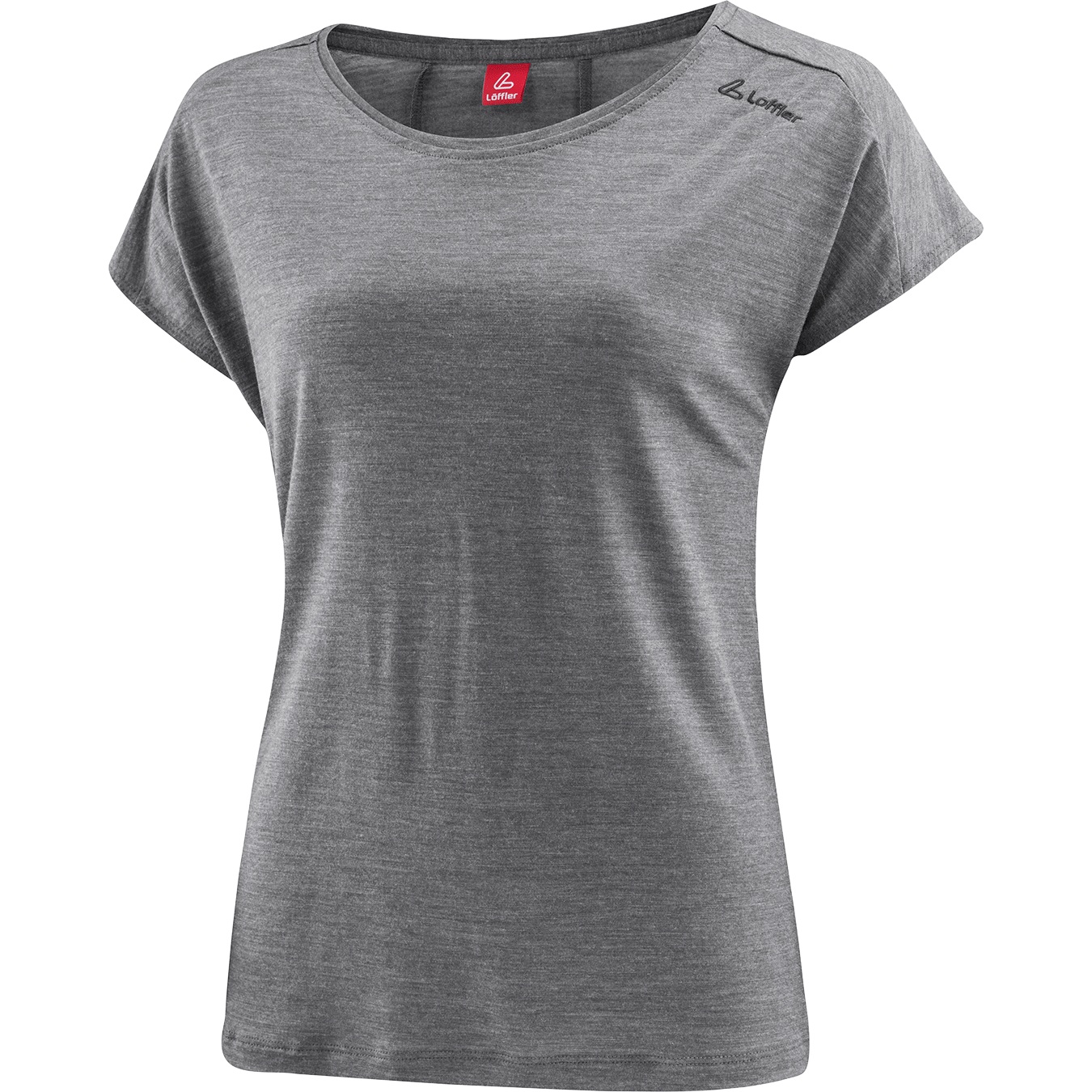 Produktbild von Löffler Merino-Tencel™ Loose T-Shirt Damen - steel grey 909