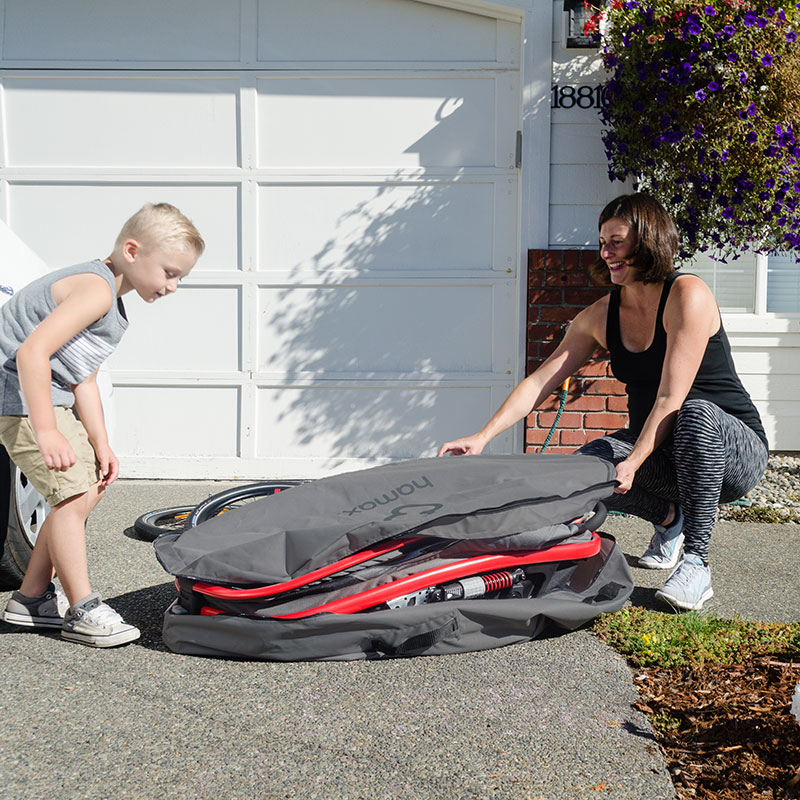 Bike trailer storage online